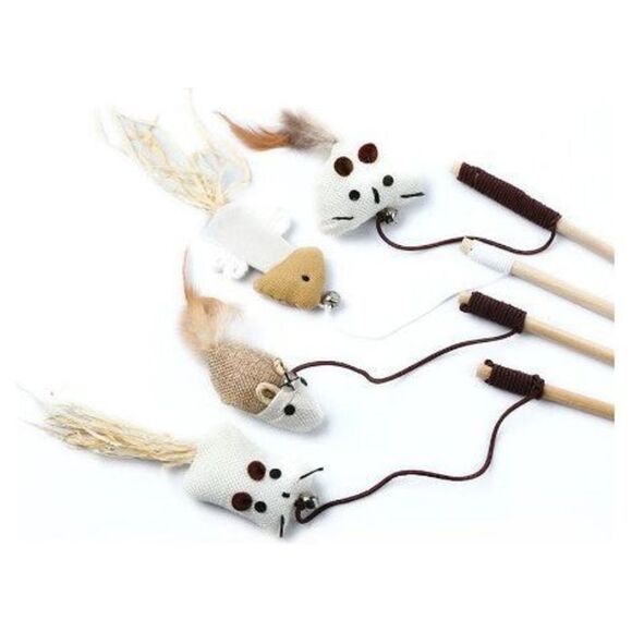 ThePlayfulPooch.com Other - Purr-fect Playtime: Chic Feather Cat Wand for Endless Feline Fun